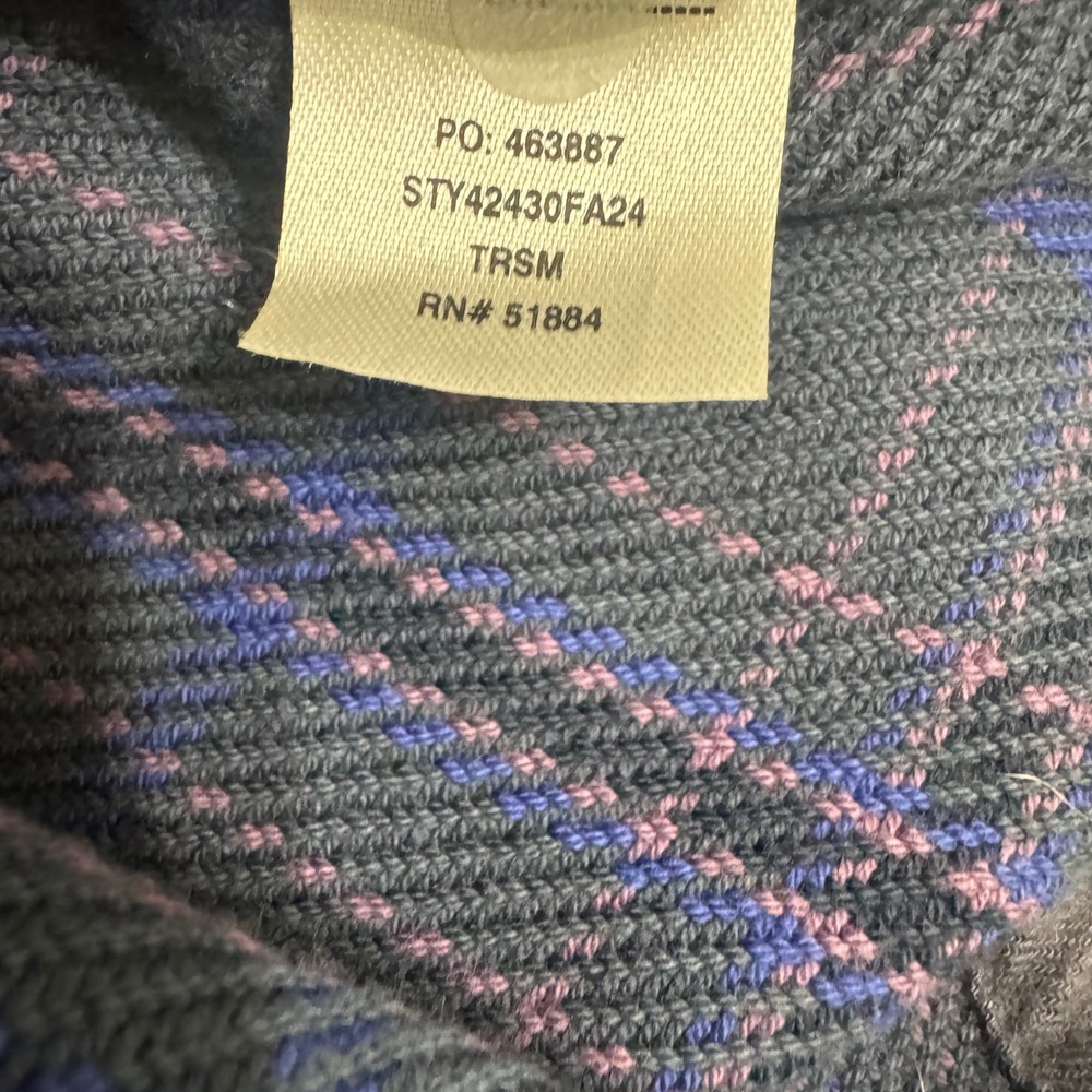 Patagonia Fjord Loft Overshirt Jacket Womens XL Blue Plaid Excellent 42430 - Picture 8 of 9